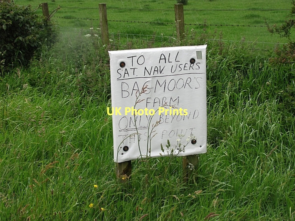 Photo 6"x4" Sign, Bagmoors Pettinain c2011