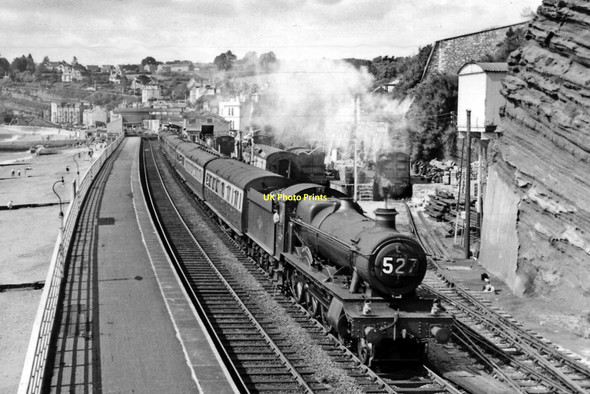 Photo 6"x4" Up holiday express at Dawlish Dawlish c1958