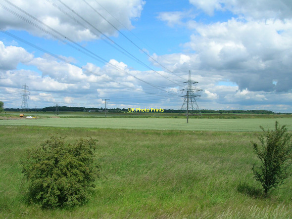 Photo 6"x4" Farmland near Willow Garths Nature Reserve Knottingley c2011