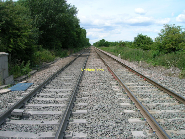 Photo 6"x4" Railway line towards Knottingley Knottingley c2011