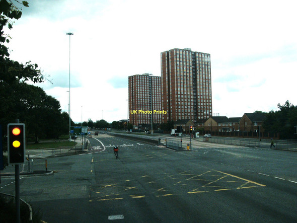 Photo 6"x4" Frederick Road joins Broad street at Pendleton Salford\/SJ8098 c2011
