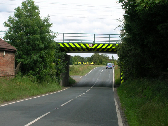 Photo 6"x4" Railway bridge over the A645 Little Heck c2011