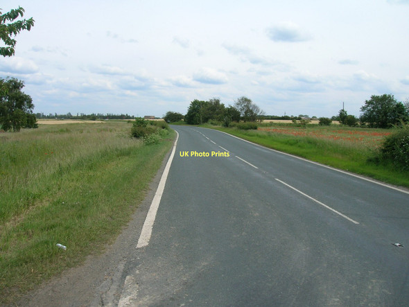 Photo 6"x4" Broach Road (A645) towards Snaith Great Heck c2011