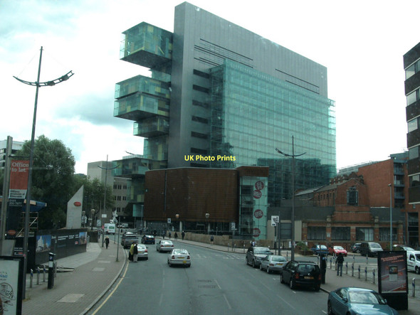 Photo 6"x4" The city scape from New Bailey Street Manchester c2011