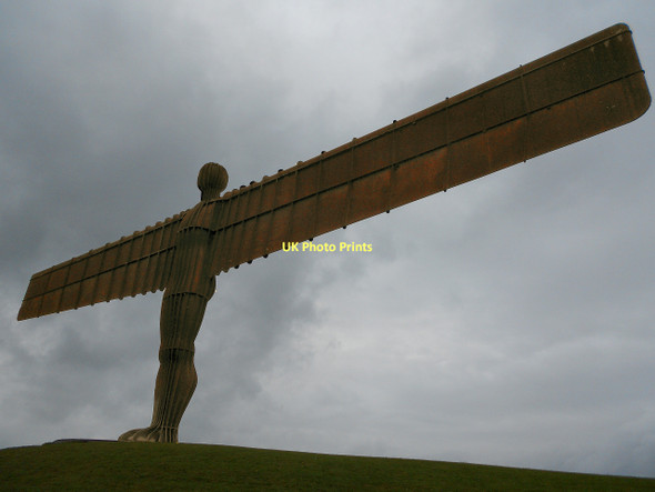 Photo 6"x4" The Angel of the North Low Eighton c2011