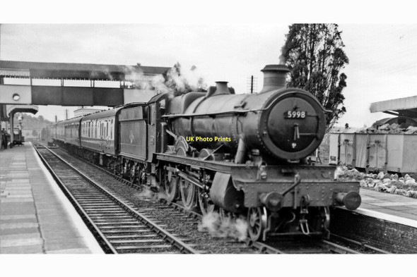 Photo 6"x4" Hereford to Paddington express at Ledbury Ledbury c1958