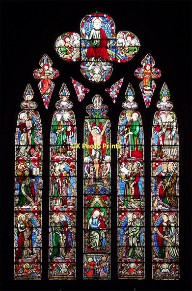 Photo 6"x4" Window in All Saints Church at Claverley, Shropshire Claverley c2011
