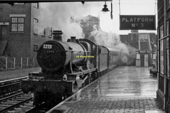 Photo 6"x4" Holiday express from Ilfracombe and Minehead to Wolverhampton passing Lawrence Hill station Bristol c1958