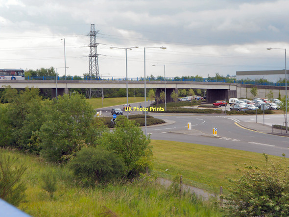 Photo 6"x4" Scotswood View Flyover, Newcastle Metrocentre Whickham c2011