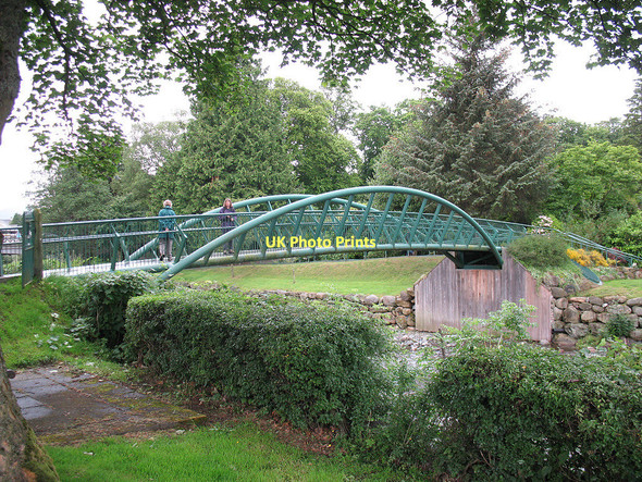 Photo 6"x4" Footbridge to Fitz Park Keswick\/NY2623 c2011