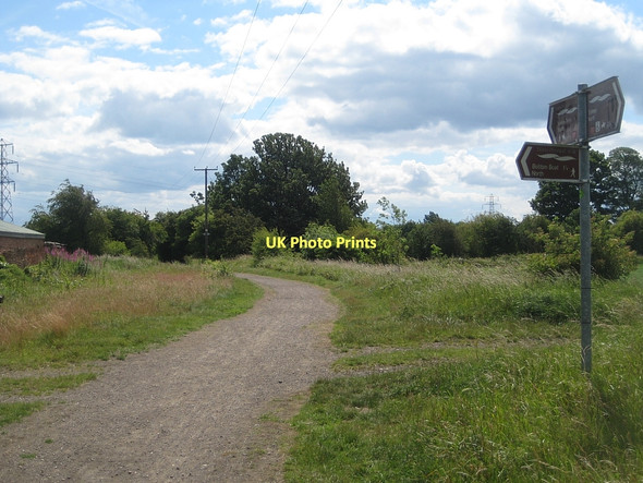 Photo 6"x4" Trans Pennine Trail 67 (1) Stanley\/SE3424 c2011