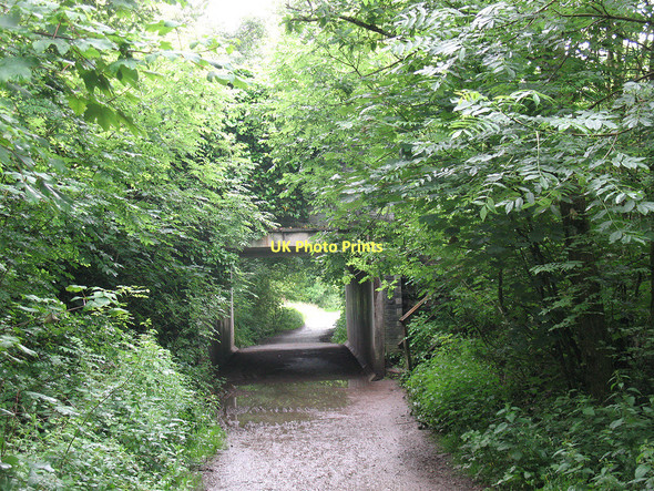 Photo 6"x4" Road bridge over the railway path Keswick\/NY2623 c2011