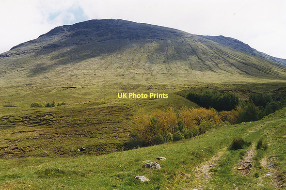 Photo 6"x4" Heading for Coire Achaladair Allt Coire Achaladair c1998