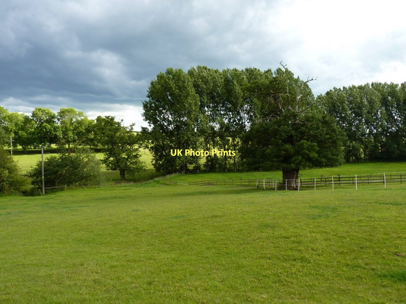 Photo 6"x4" Farmland in the Smestow valley Trescott c2011