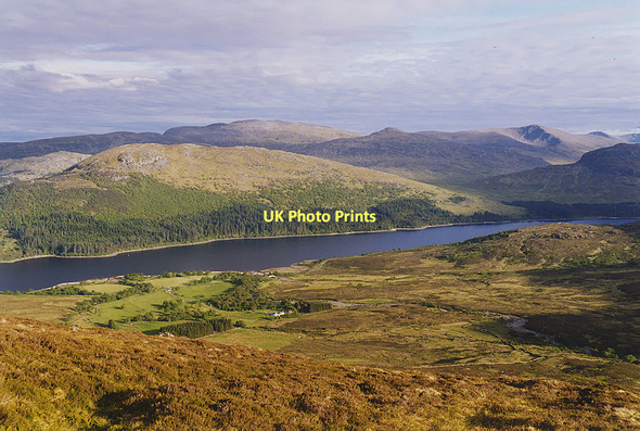 Photo 6"x4" View south from below Na Cnapanan Aberarder c1998