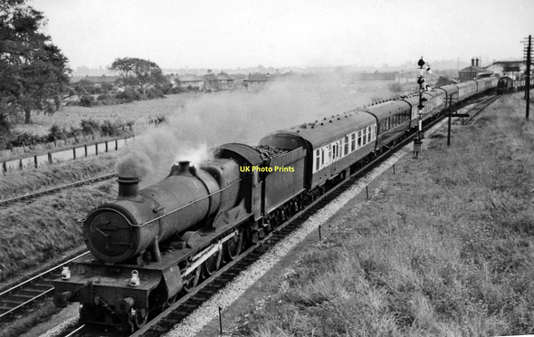 Photo 6"x4" Penzance - Swansea express beyond Patchway station Little Stoke\/ST6181 c1958