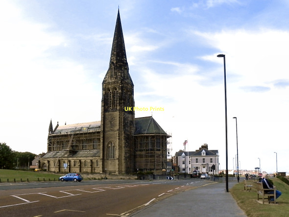 Photo 6"x4" St George's Parish Church, Cullercoats Tynemouth c2011