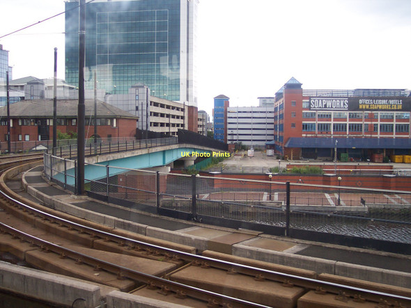 Photo 6"x4" Metrolink bridge over the River Irwell Salford\/SJ8098 c2011