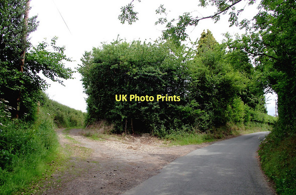 Photo 6"x4" Byway and lane south of Claverley, Shropshire Beobridge c2011