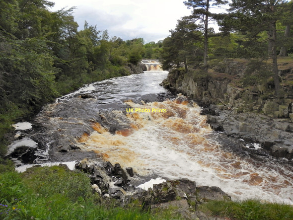 Photo 6"x4" River Tees, Low Force Waterfalls Bowlees\/NY9028 c2011