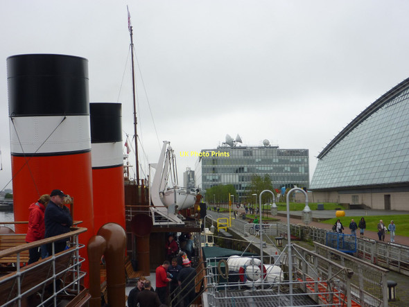 Photo 6"x4" Doon The Watter, 25th June 2011 : Aboard The Waverley at Glasgow Science Centre Yorkhill c2011