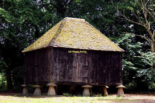 Photo 6"x4" Raised storehouse at Lains Barn Wantage c2011
