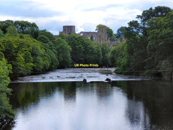 Photo 6"x4" Barnard Castle and the River Tees Barnard Castle c2011