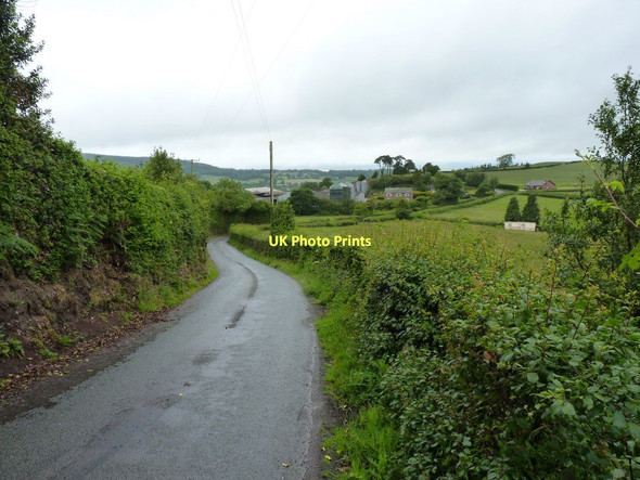 Photo 6"x4" Down the lane to Lawn House farm Wrentnall c2011