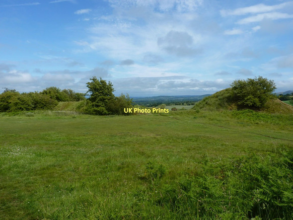 Photo 6"x4" The Outer Bailey of The Knapp Pulverbatch c2011