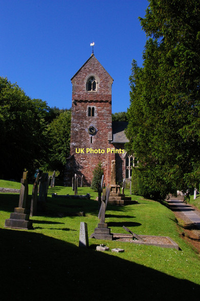 Photo 6"x4" All Saints Church, Wootton Courtenay Cowbridge\/SS9542 c2011