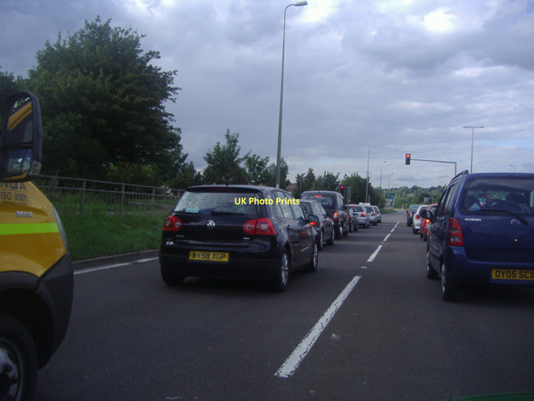 Photo 6"x4" Traffic jam on the Eastern Bypass, Cowley Cowley\/SP5504 c2011