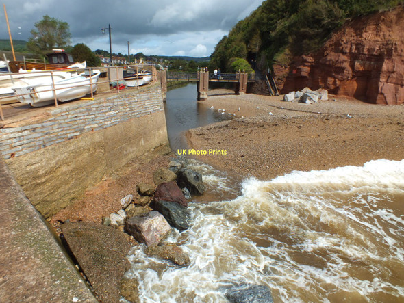 Photo 6"x4" The River Sid Sidmouth c2011