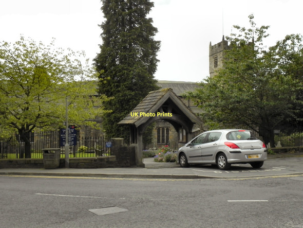 Photo 6"x4" Parish Church and Lychgate, Sedbergh Sedbergh c2011