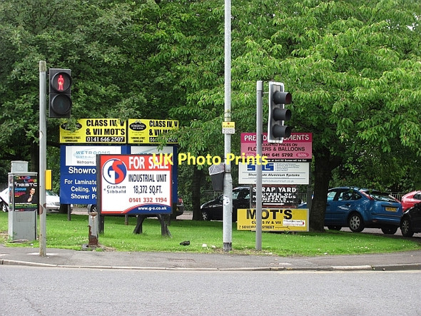 Photo 6"x4" Hoardings, Cambuslang Cambuslang c2011