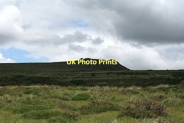 Photo 6"x4" Mary Tavy: towards Ger Tor Horndon c2011