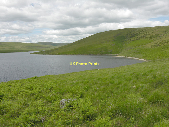 Photo 6"x4" Bay on Craig Goch reservoir Craig Goch Reservoir c2011