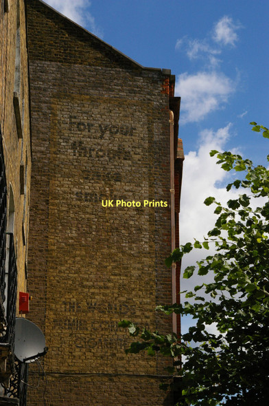 Photo 6"x4" Brixton Road: ghost-sign Westminster c2011