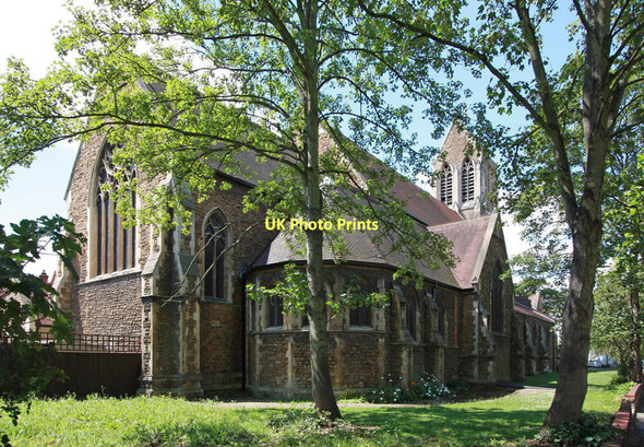 Photo 6"x4" St Gabriel, Walm Lane, Cricklewood Willesden c2011