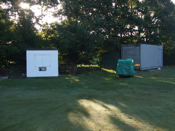 Photo 6"x4" Withnell Fold Cricket Club - Scoreboard Higher Wheelton c2011
