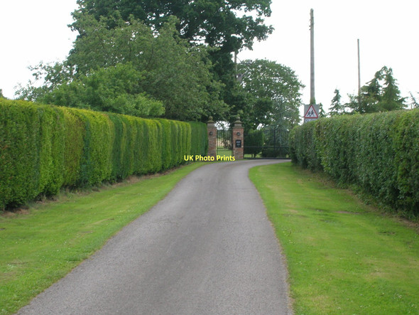 Photo 6"x4" Track to Crankley Grange Alne Station c2011