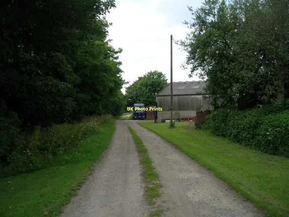 Photo 6"x4" Track near Lund Farm Raskelf c2011
