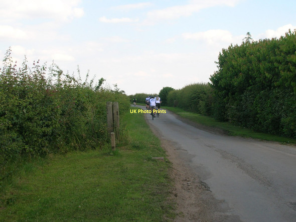 Photo 6"x4" Minor road towards the A19 Overton\/SE5555 c2011