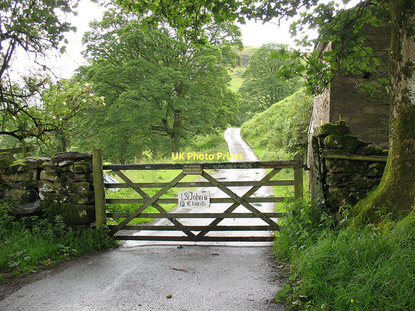 Photo 6"x4" Gated road to St John's Vale Dale Bottom\/NY2921 c2011