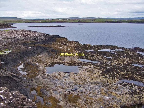 Photo 6"x4" Rocky shore of Roag Island Ardroag c2011