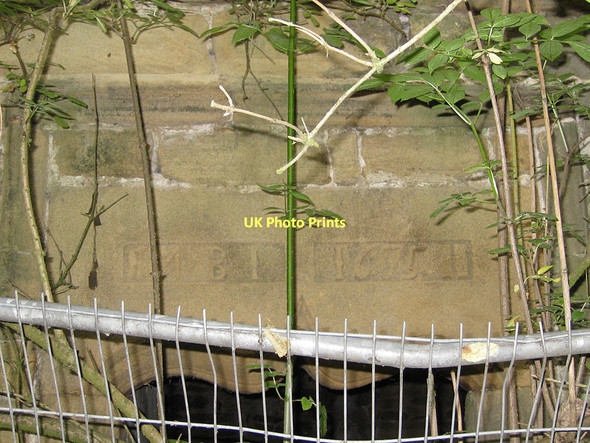 Photo 6"x4" Weathered datestone on derelict building Harewood\/SE3245 c2011