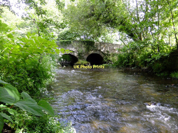 Photo 6"x4" Afon Gwaun\/ River Gwaun at Llanychaer bridge Llanychaer c2011