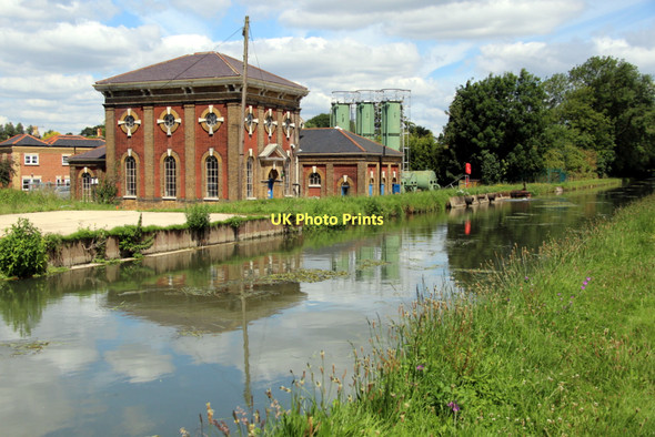 Photo 6"x4" Pumping Station, New River, Broxbourne, Hertfordshire Hoddesdon c2011