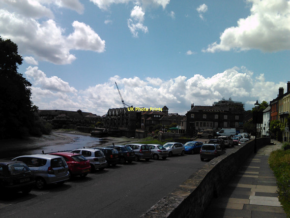 Photo 6"x4" View looking back to Lion Wharf Isleworth c2011