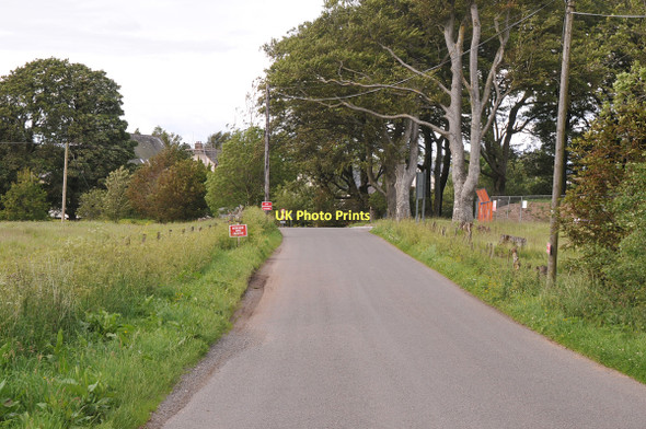 Photo 6"x4" Minor road approaching Kirkbank Beeswing c2011