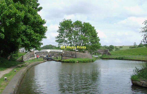 Photo 6"x4" Caldon Canal at Hazelhurst Junction, Staffordshire Denford\/SJ9553 c2011